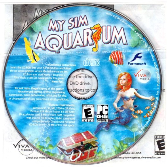 My SIM Aquarium (Create Your Own Ultimate Fish Habitat) PC-DVD - NEW in SLEEVE - Picture 2 of 4